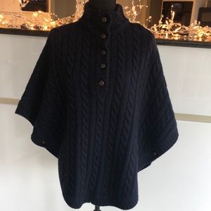 Blarney Irish Lambswool Cape Sweater - Sz L